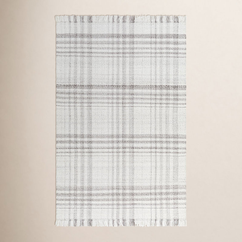 Tapis gris foncé à tissage plat Flurée Recycled P.E.T, Rectangle 12 pi x 18 pi