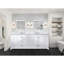 Meuble-lavabo double l 84 po x P 22 po et miroirs 34 po-1799494624