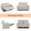 Ensemble de canapé inclinable et moderne en tissu 2 pièces avec fauteuil inclinable et causeuse-87956802