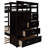 Arowyn Kids Twin Over Twin Bunk Bed with Trundle with Drawers-504580305