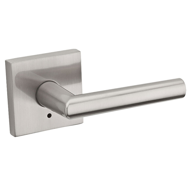 Milan Signature Series Privacy Door Lever with Square Rosette