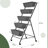 5-Tier Raised Garden Bed 47FT Vertical Elevated Planter Box with Drainage Holes Removable Tray