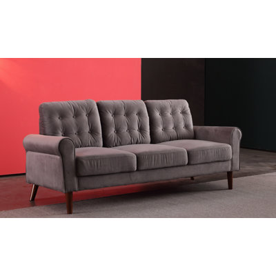 Woolf 76.4'' Velvet Sofa