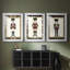 Christmas Holiday Art CXVI - Impression encadrée sur mesure de qualité supérieure - 3 pièces-1686950372-1686950373