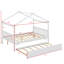 Lit double en bois avec lit gigogne simple-150070280