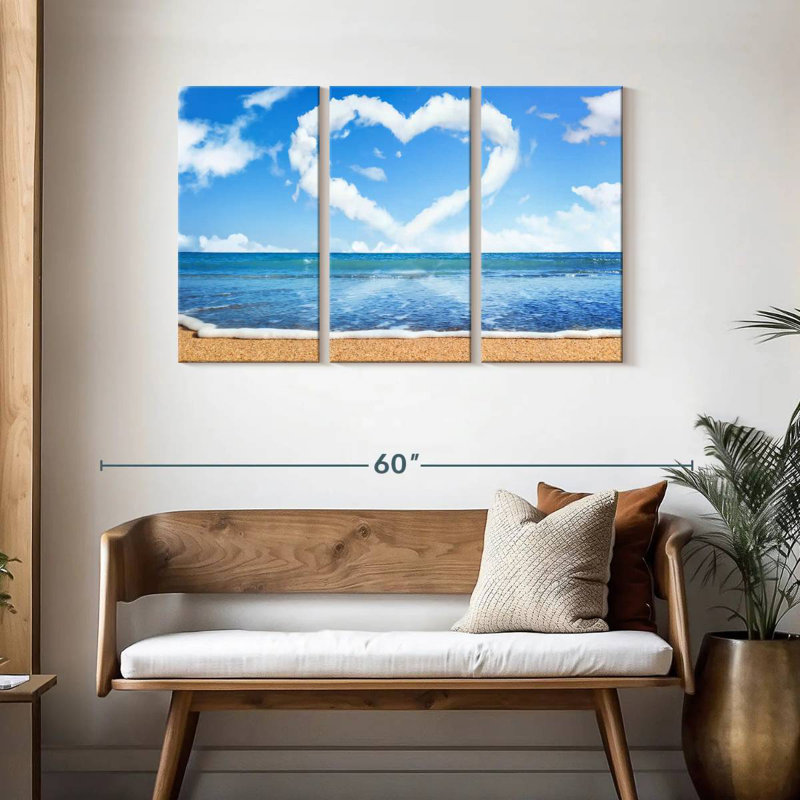 Alvord Love The Sea, H 28 po x l 45 po
