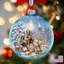 Holiday Splendor 5'' Glass Ball Ornament