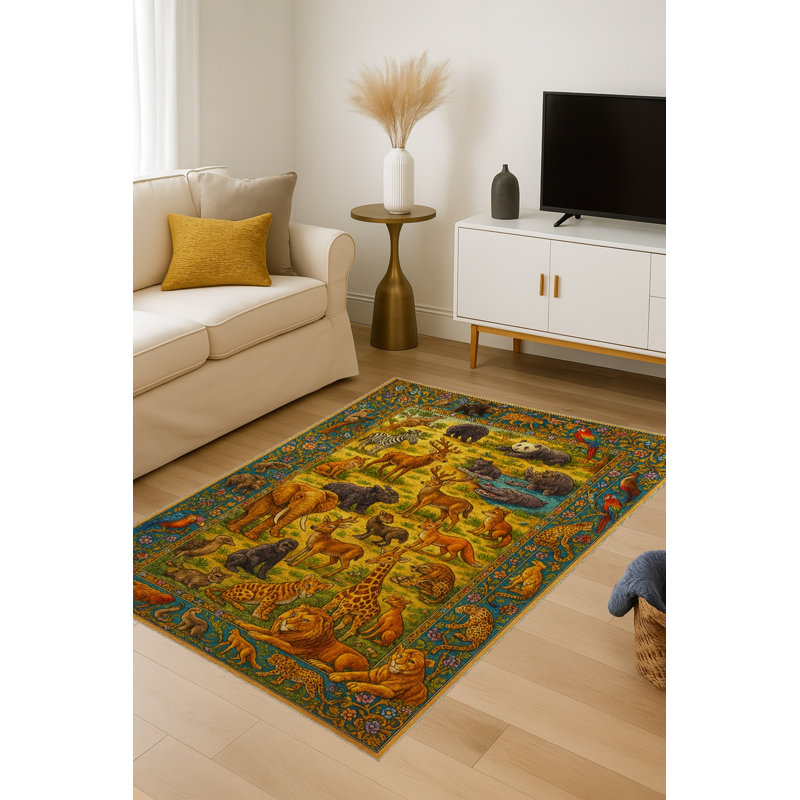 Tapis gris tissé Mosso, 2'6" x 4'11"