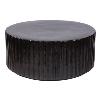 Flute Outdoor Round Side Table