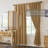 Vinney 100% Cotton Room Darkening Curtain Pair