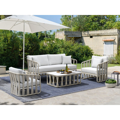 Chaffins Seating Set, White, 4-PC