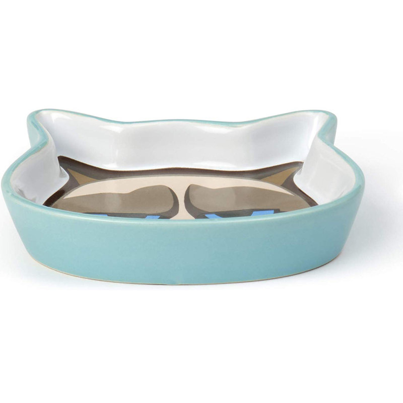 Bol facial pour chat grumpy, Bleu