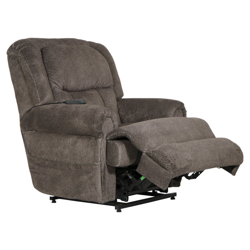 Fauteuil inclinable électrique Anariah, Polyester gris