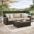 Sadru 97.38'' Wide Patio Sofa with Cushions