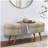 Ottoman Oval Storage Bench,Rubber Wood Legs, (43.5"x16"x16")-1071744718
