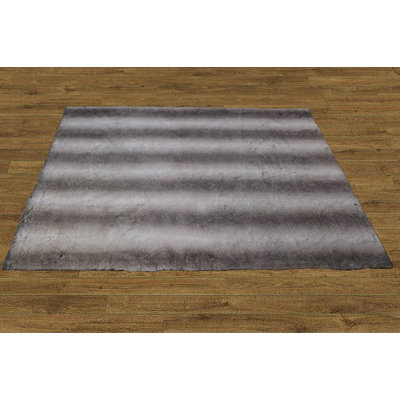 Animal Print Faux Fur Shaggy Area Rug