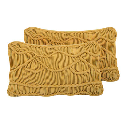 Heathsville Geometric Altrosa Rectangular Cushion