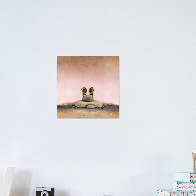 New Beginnings par Neil Thompson - reproduction d'art, Toile tendue, Pas de tapis, H 37 po x l 37 po x P 1,5 po