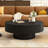 Round Coffee Table with 6.8" Thick Tabletop-1313222465
