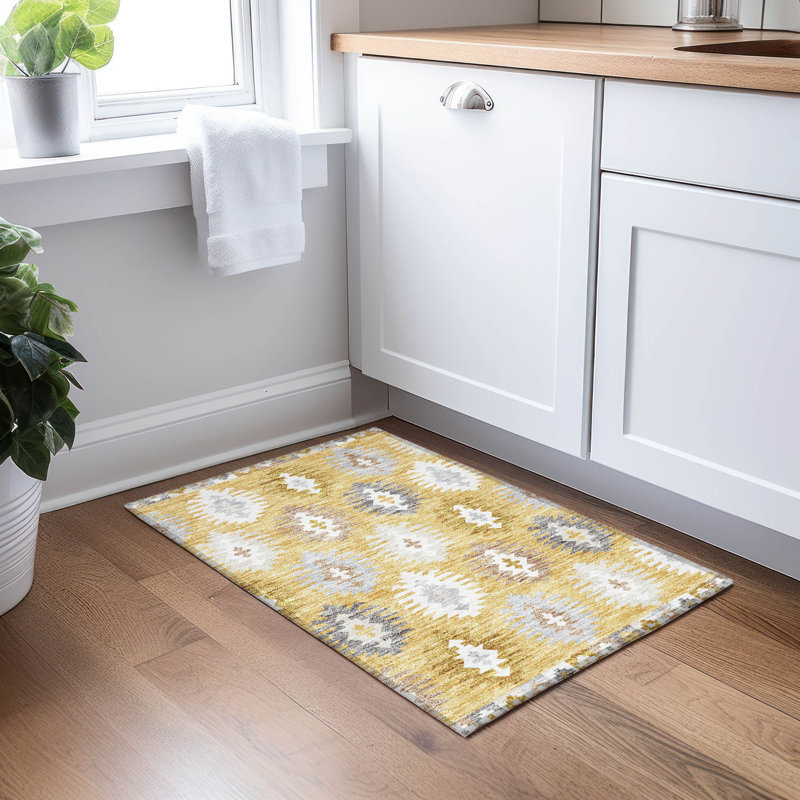 Tapis Chayden avec envers antidérapant, Rectangle 1 pi 8 po x 2 pi 6 po