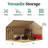 Colonial Williamsburg Outdoor Wood Storage Shed-1868793094-1868793108
