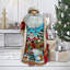 Figurine de père Noël en bois sculpté