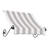 Awntech Charleston Acrylic Fabric Awning with Iron Scroll Arms-113767697-111685112