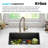 KRAUS Undermount Single Bowl Onyx Granite Kitchen Sink-120128983-120128984