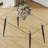 Modern Rectangular Glass Dining Table, Suitable For 4-6 People, Equipped With Tempered Glass Tabletop And Black Metal Legs, Writing Desk, Suitable For Kitchen, Dining Room, And Living Room.W1151S00805