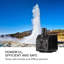 Outdoor Metal Waterfall Fountain with Lights