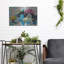 Collection «Blue» par Jennifer Rasmusson, art mural en métal, 36 po x 24 po-102013894