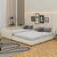 Lit plateforme tapissier grand et simple TG-1204999172