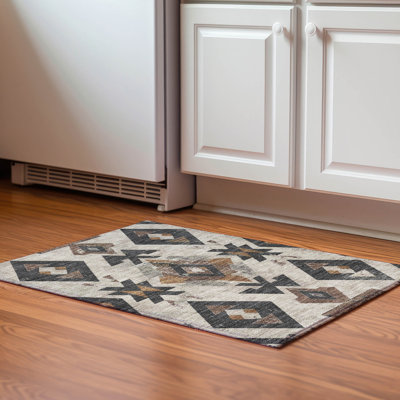 Premium Machine Washable Fairwood AMF1882 Aztec Rug