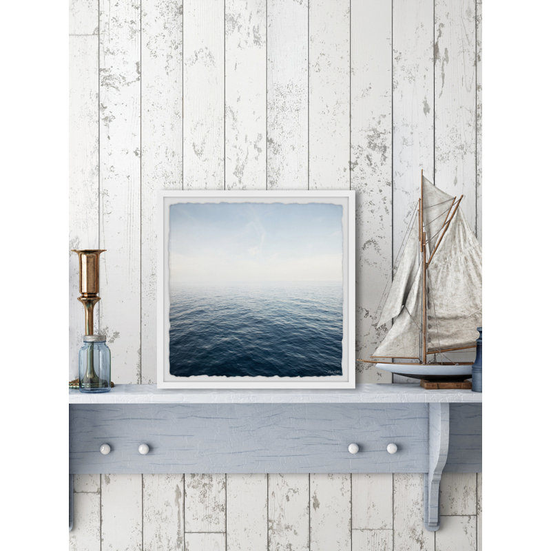 Rippling Ocean - Single Picture Frame Print, 81cm H x 81cm W x 3.81cm D