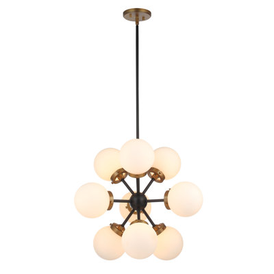 9 - Light Dimmable Sputnik Chandelier