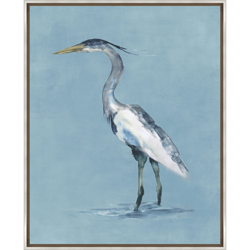 Sapphire Heron I Print by Nash Rambler, 39.5" H x 31.5" W