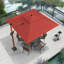 Parasol de luxe carré Rejane-1484689452