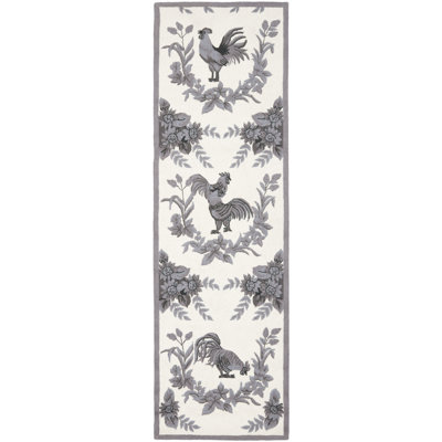 Chelsea Hand Hooked Wool Pile Floral Rug