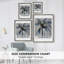 Palm Magic Evening II, reproduction encadrée - bois massif 44929-1473057850