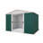 Apex 10 ft. W x 13 ft. D Metal Garden Shed