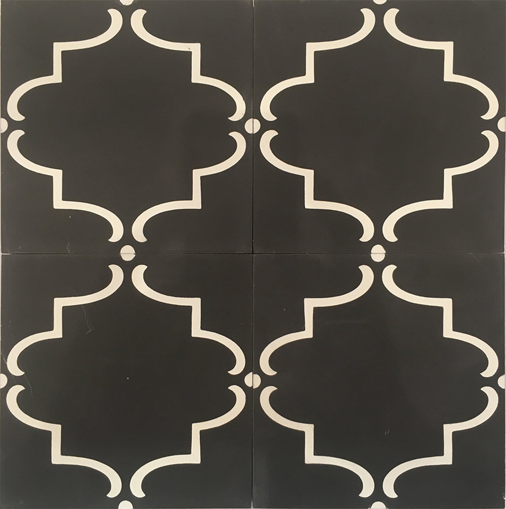 Cemento 8" x 8" Cement Patterned Wall & Floor Tile Medici & Co. 