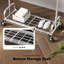 Adjustable Rolling Clothing Rack
