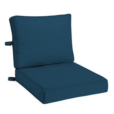 ARDEN Foam Outdoor Double Welted Deep Seat Cushion Set, 24 x 24, made with ProFoam, Rain-proof, Fade Resistant