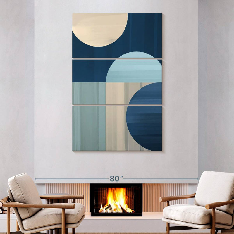 Avery Blue II, 74" H x 48" W