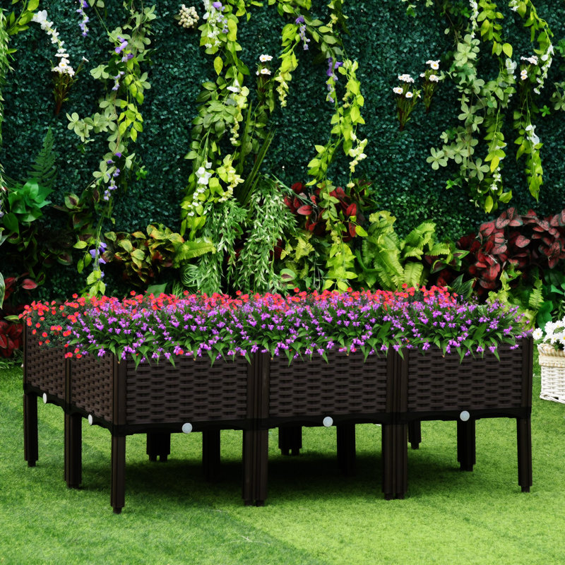 Outsunny 6 Piece Raised Garden Bed Kit