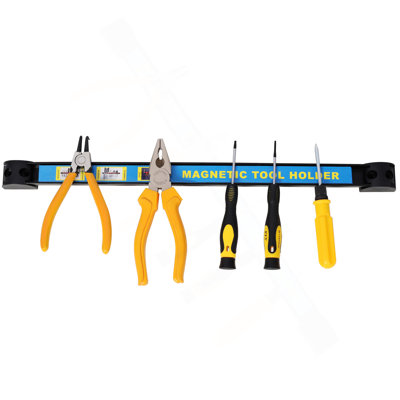 5PACK 16Inch Heavy Duty Magnet Tool Bar,Magnetic Tool Holder,Magnetic Tool Holder Strip,For Workshop Garage,Mounting Screws Included