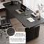 Bureau debout noir en bois manufacturé-2016140406