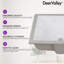 Undermount Bathroom Sink 16" X 14" Rectangular Vitreous China White Bathroom Sink with Overflow