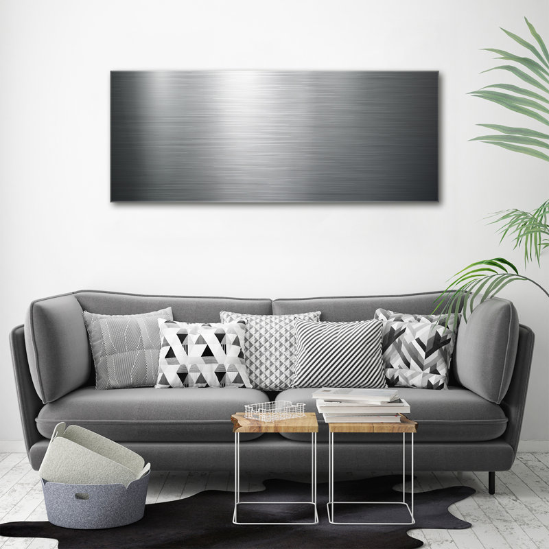 Metal Background - Wrapped Canvas Print
