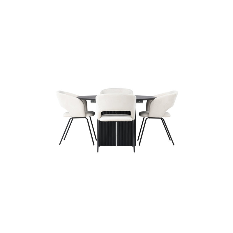 Karah 4 - Person Dining Set